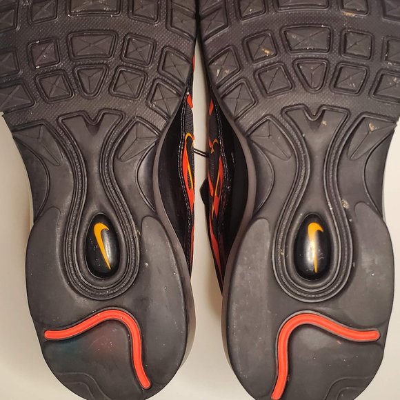Nike Air Max 97 Plus Black Shock Orange (Men's 9.5us) - Picture 10 of 10
